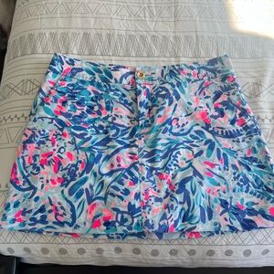 Lilly Pulitzer Floral Print Skort